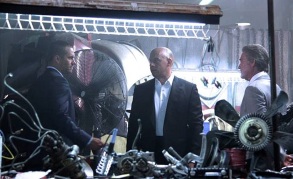 Paul Walker, Vin Diesel y Kurt Russell en una escena de "Fast 7"